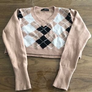 zaful patterned shirt size 4/small